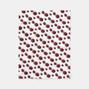 Polaire Couverture douce coccinelle couverture en molleton