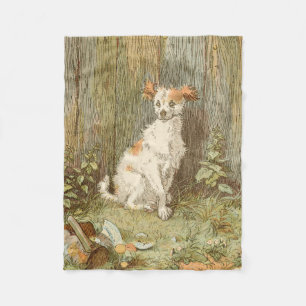 Polaire Couverture drôle d'ouatine de chiot de chien -