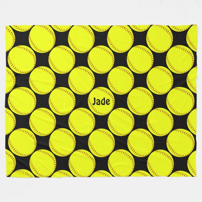 Polaire Couverture du base-ball de Fastpitch (Devant (Horizontal))