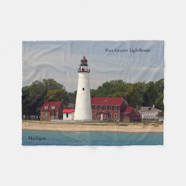Polaire Couverture du phare de Fort Gratiot (Devant (Horizontal))