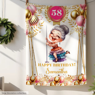 Polaire Couverture élégante cadeau de grand-mère drôle ave