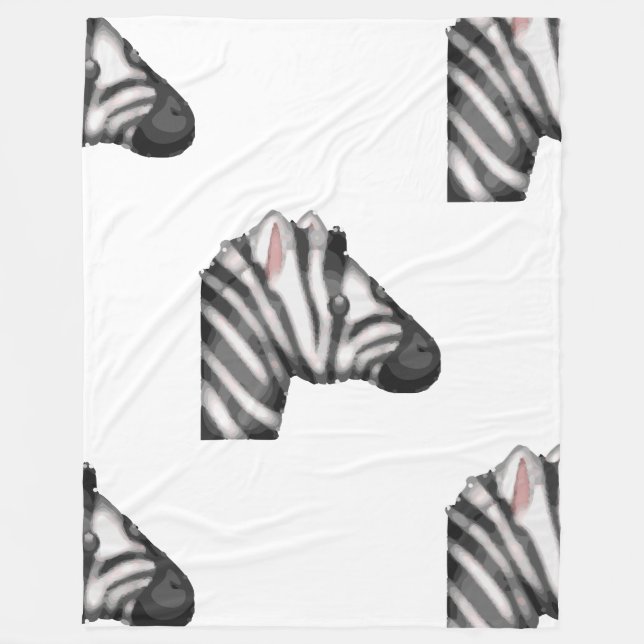 Polaire couverture emoji zebra (Devant)