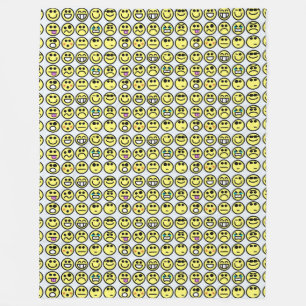 Polaire couverture émotionnelle face heureuse