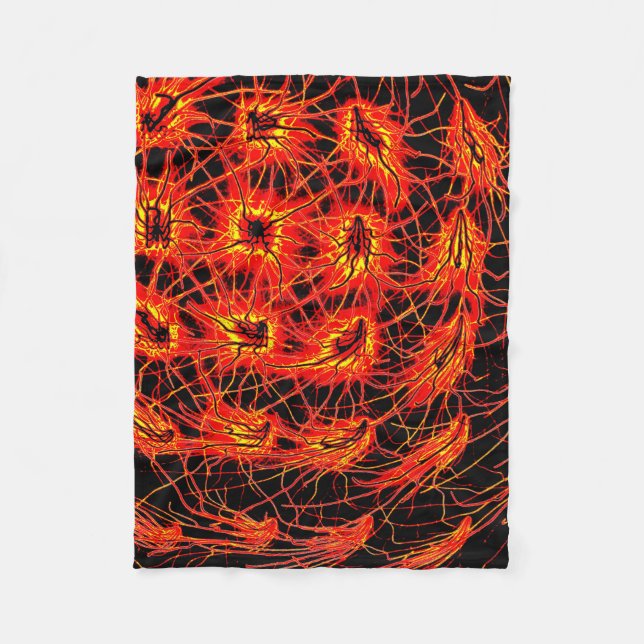 Polaire Couverture en Fleece à radiance neurale Ember (Devant)