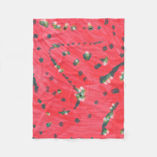 Polaire Couverture en Fleece Love Flow (Devant)