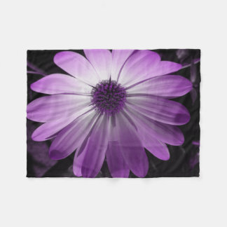 Polaire Couverture en fleur de marguerite violette