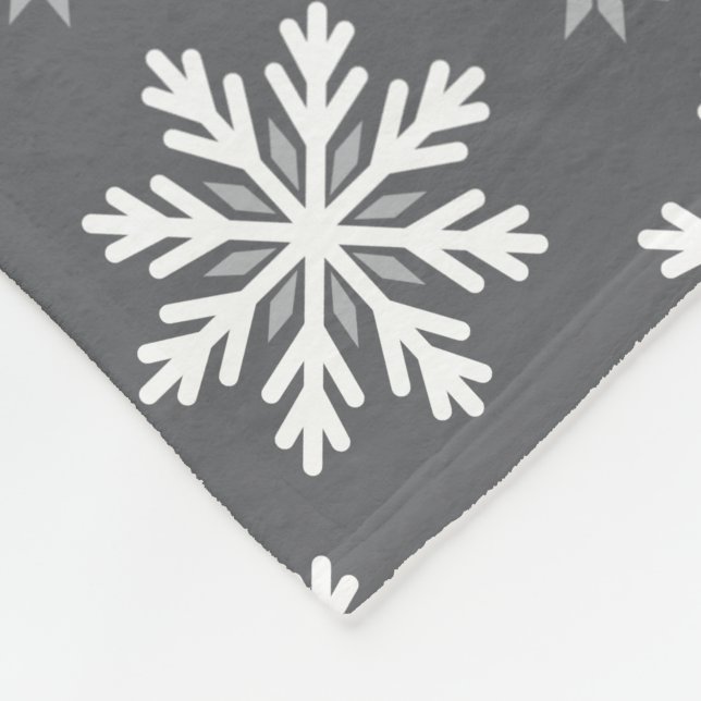 Polaire Couverture en laine avec flocons de neige de coule (Coin)