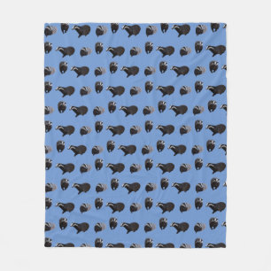 Polaire Couverture en laine Badger Frenzy (Bleu)