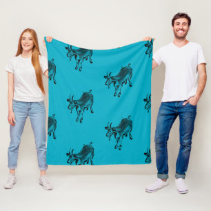 Polaire Couverture en laine de chèvre de l'année du Mouton