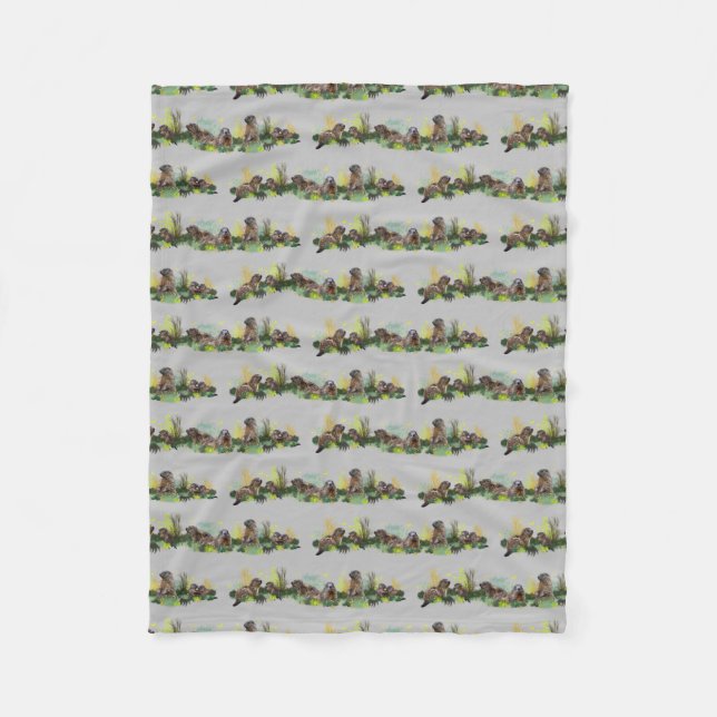 Polaire Couverture en laine Marmot Meadow (Gris) (Devant)