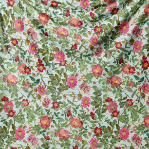 Polaire Couverture en laine vierge de rose sauvage vintage