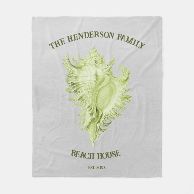 Polaire Couverture en laiton verte Conch Shell (Devant)