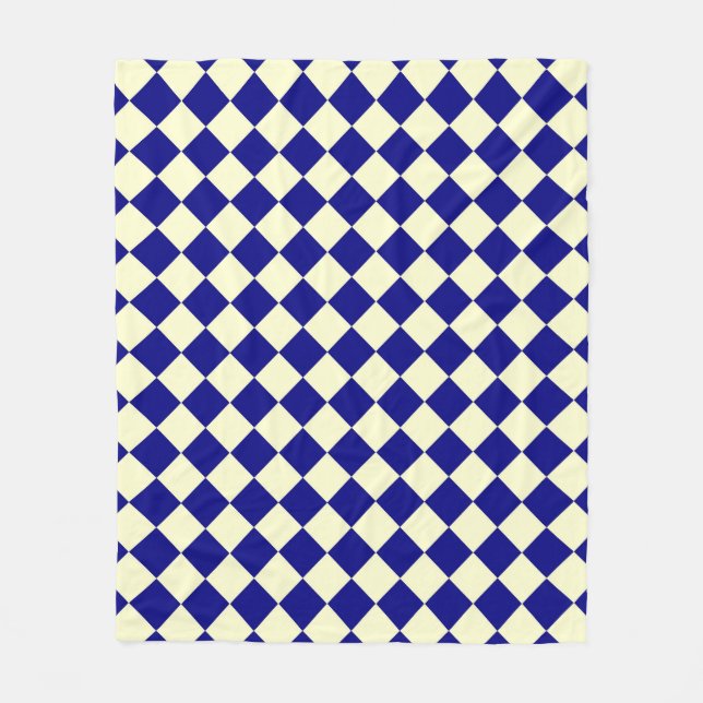Polaire Couverture en molleton à motif diamant à carreaux  (Devant)