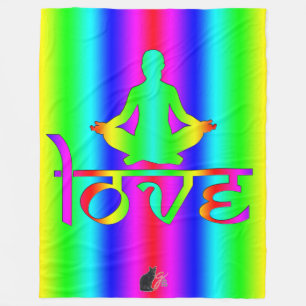 Polaire Couverture en molleton aux intentions de Love Rain