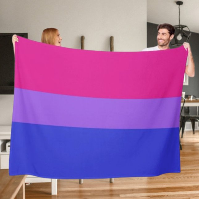 Polaire Couverture en molleton Bi Pride Cozy (Créateur téléchargé)