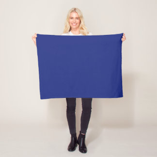 Polaire Couverture en molleton d'accent bleu foncé classiq