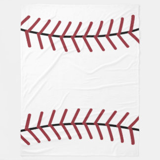 Polaire Couverture en molleton de baseball