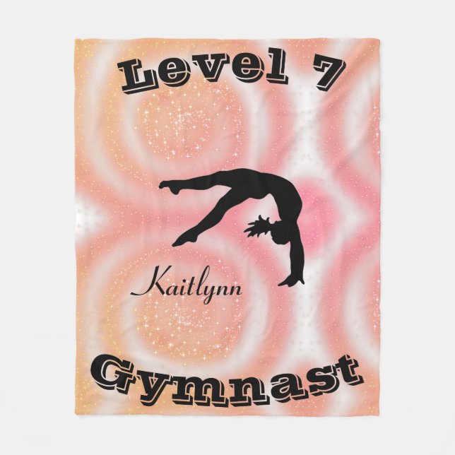 Polaire Couverture en molleton de niveau de gymnaste avec  (Devant)
