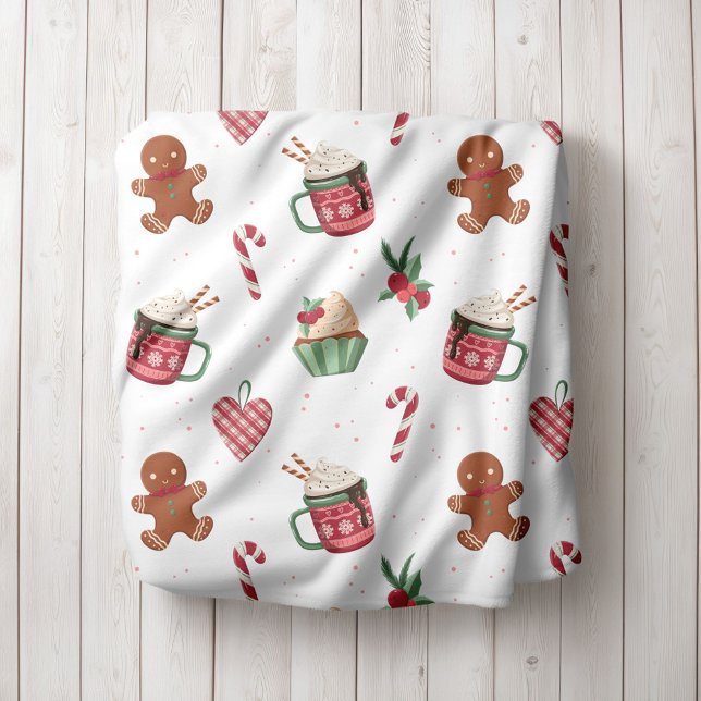 Polaire Couverture en molleton de Noël au pain d'épices et (Créateur téléchargé)