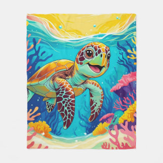 Polaire Couverture en molleton de tortue Boho australienne