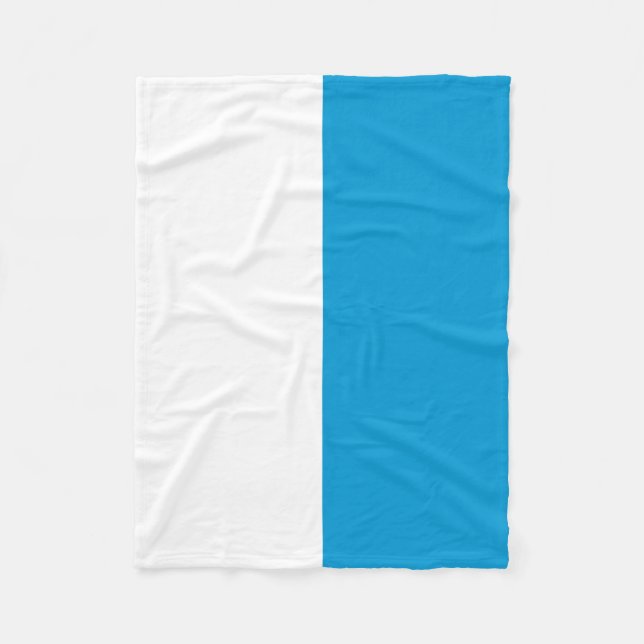 Polaire Couverture en molleton du drapeau de Bavière (Devant)