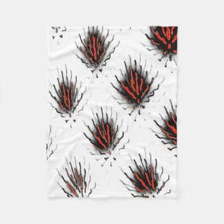 Polaire Couverture en molleton Flameburst Crimson