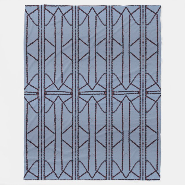 Polaire Couverture en molleton Geometric Fusion (Devant)