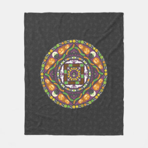 Polaire Couverture en molleton Mandala de friandises et to