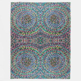 Polaire Couverture en molleton mosaïque de confettis