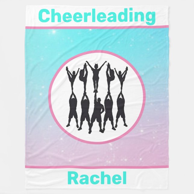Polaire Couverture en molleton pastel de Cheerleading (Devant)