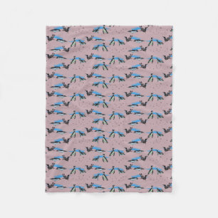 Polaire Couverture en molleton Penguin Pool Party (rose po