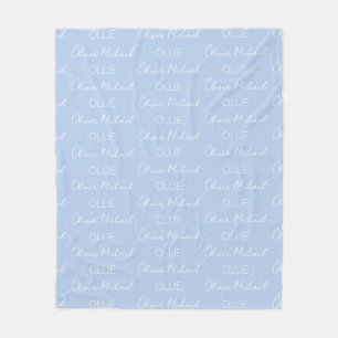 Polaire Couverture en molleton personnalisée au nom