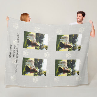 Polaire Couverture en molleton personnalisée avec collage