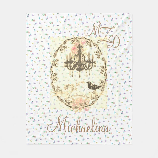 Polaire Couverture en molleton personnalisée Le Chandelier (Devant)