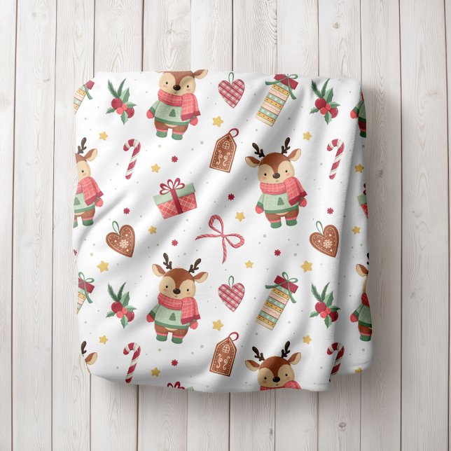 Polaire Couverture en molleton personnalisée pour Noël ave (Créateur téléchargé)