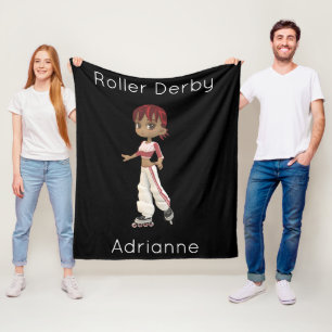 Polaire Couverture en molleton personnalisée Roller Derby