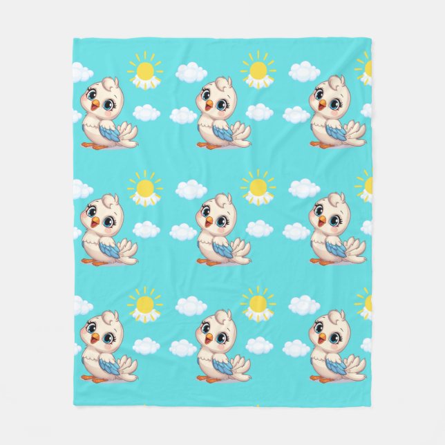 Polaire Couverture en molleton pour enfants Cloud & Song (Devant)