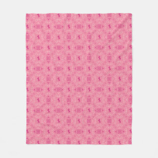 Polaire Couverture en molleton rose sinistre Cowgirl occid