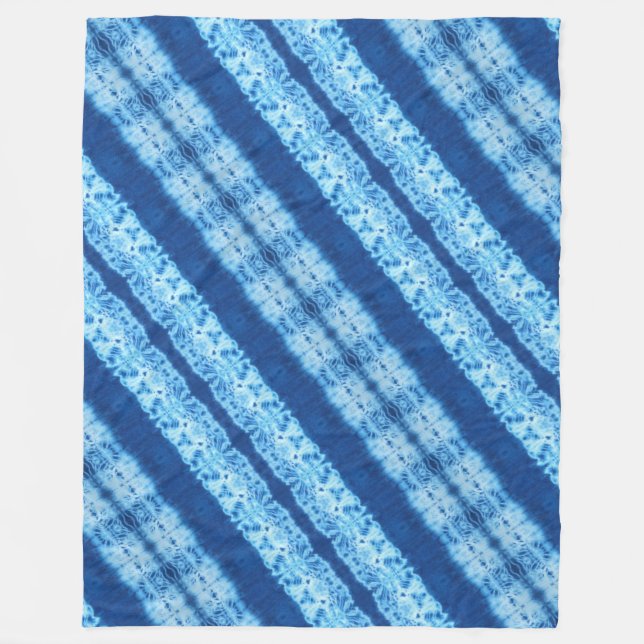 Polaire Couverture en molleton Shibori entrelacé (Devant)