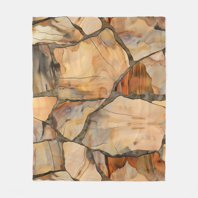 Polaire Couverture en molleton souple personnalisée 50x60 (Devant)