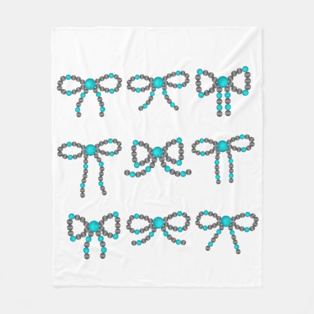 Polaire Couverture en pierre turquoise (Devant)