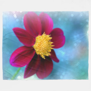 Polaire Couverture en polaire/Fleur violette