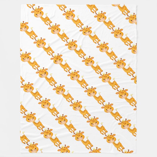 Polaire Couverture en polaire/Giraffes pour bébés (Devant)