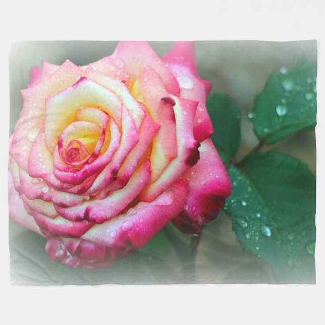 Polaire Couverture en polaire/Rose (Devant (Horizontal))