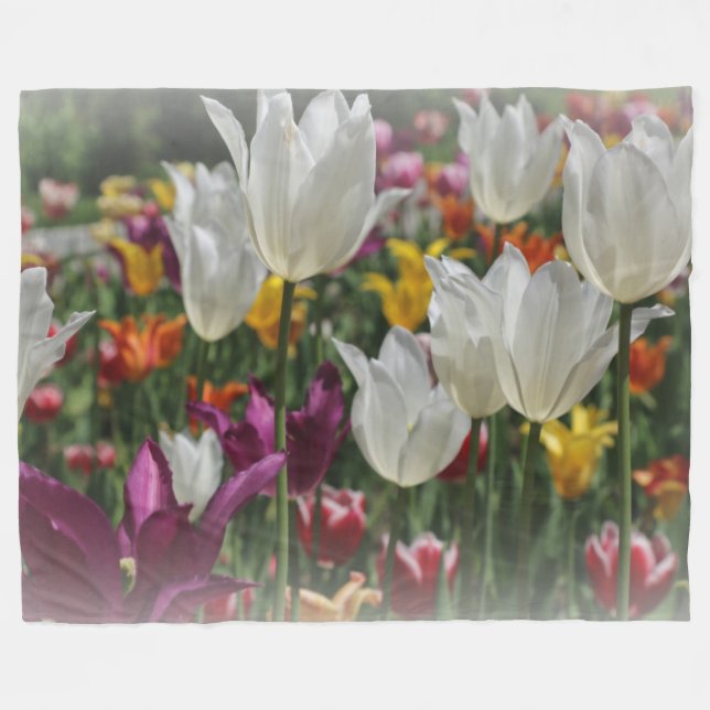 Polaire Couverture en polaire/tulipes (Devant (Horizontal))