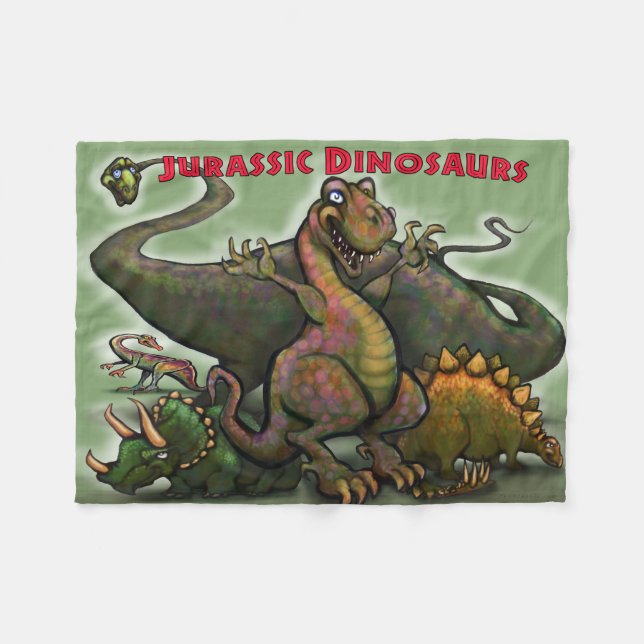 Polaire Couverture en toison de dinosaures (Devant (Horizontal))