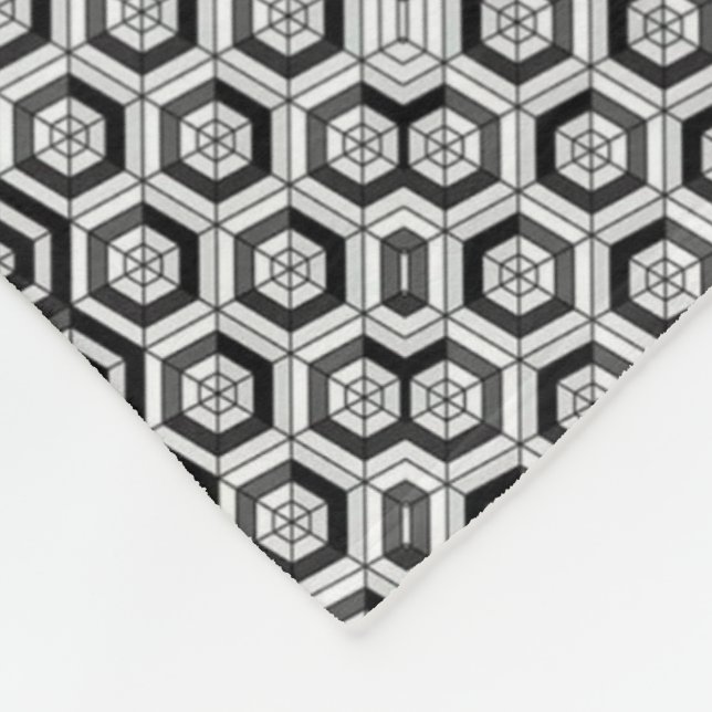 Polaire Couverture en treillis hexagonal monochrome (Coin)