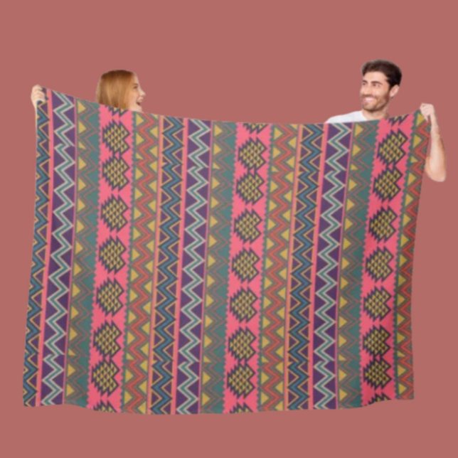 Polaire Couverture énergétique tribale – Vibrations bohème (Créateur téléchargé)