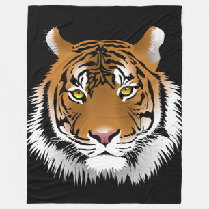 Polaire Couverture faite sur commande d'ouatine de tigre,