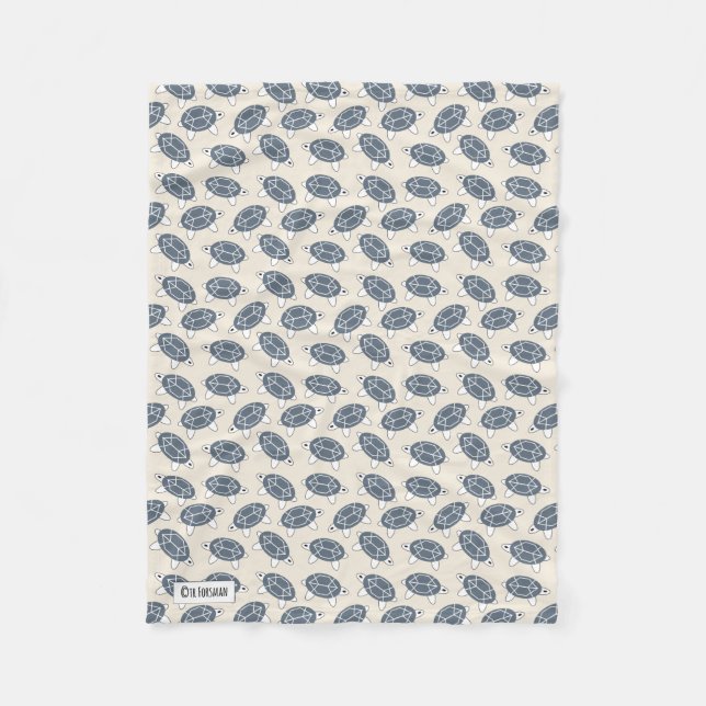 Polaire Couverture géométrique TORTUE (Devant)